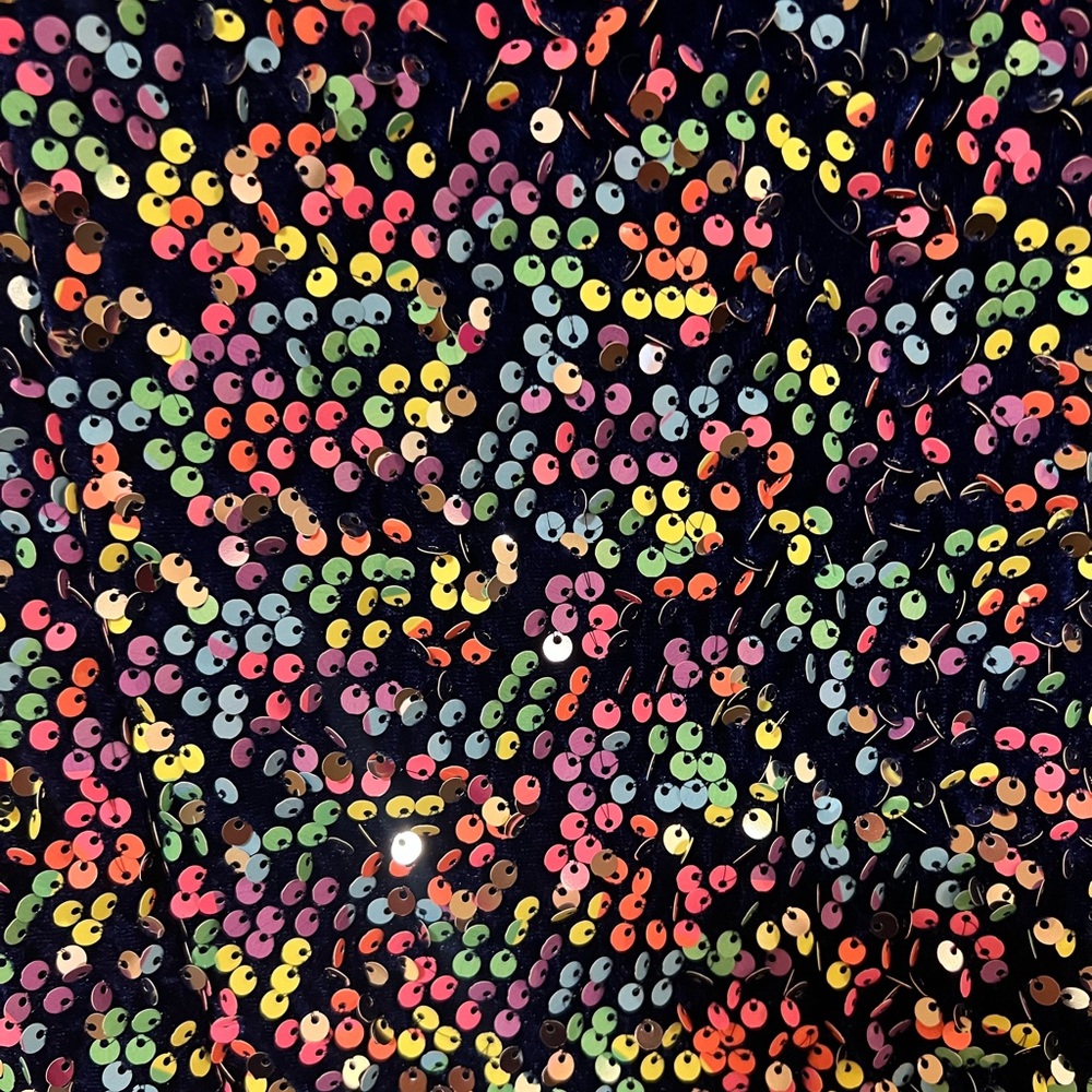 Sequin Multicolor Mini Dress - Picture 6 of 7